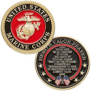 United States Marine Corps Challenge Coin Prayer